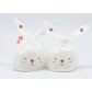 50 pcs Food Grade Small Gift Bag Lovely White Rabbit Gift Sachet Candy Packaging Bag